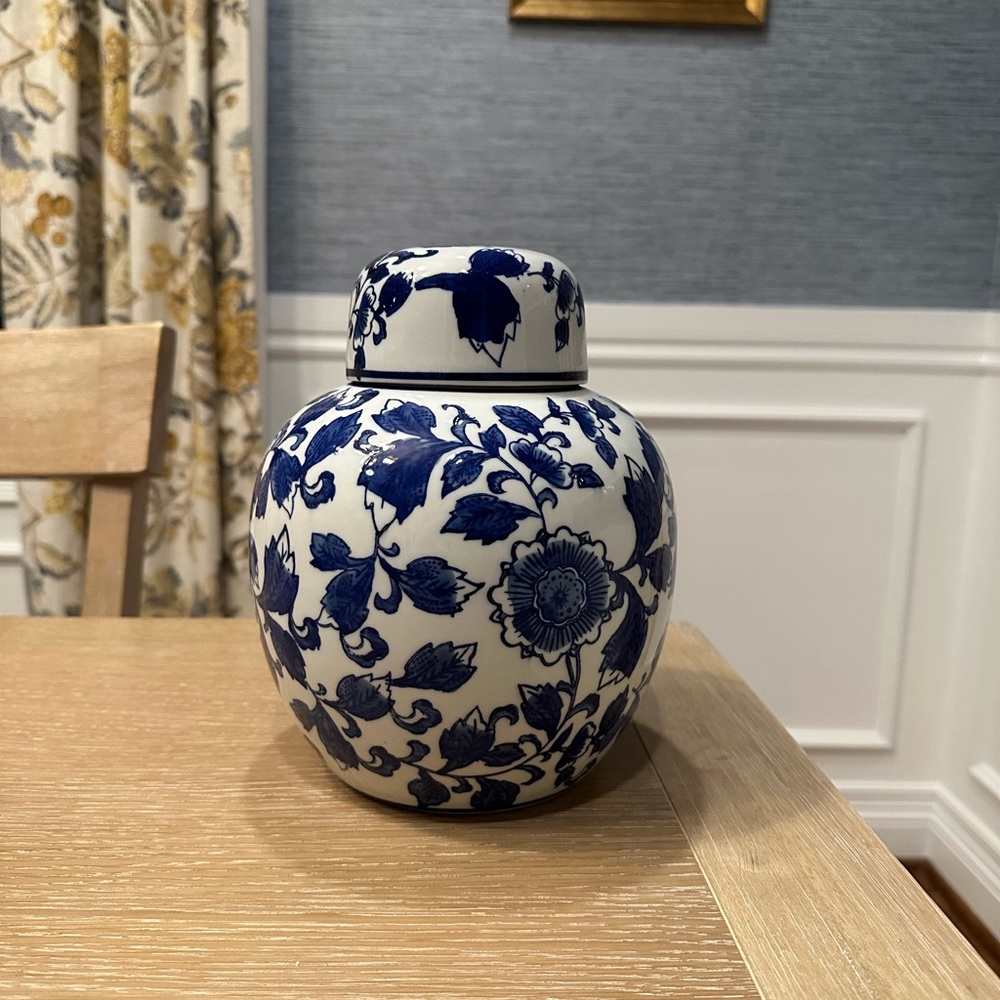 Blue & White Ginger Jar